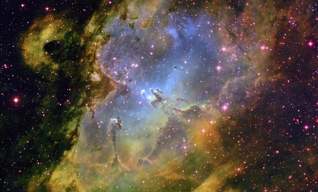 Op de eerste dag zei God: "Daar zij licht" (Genesis 1 : 3).